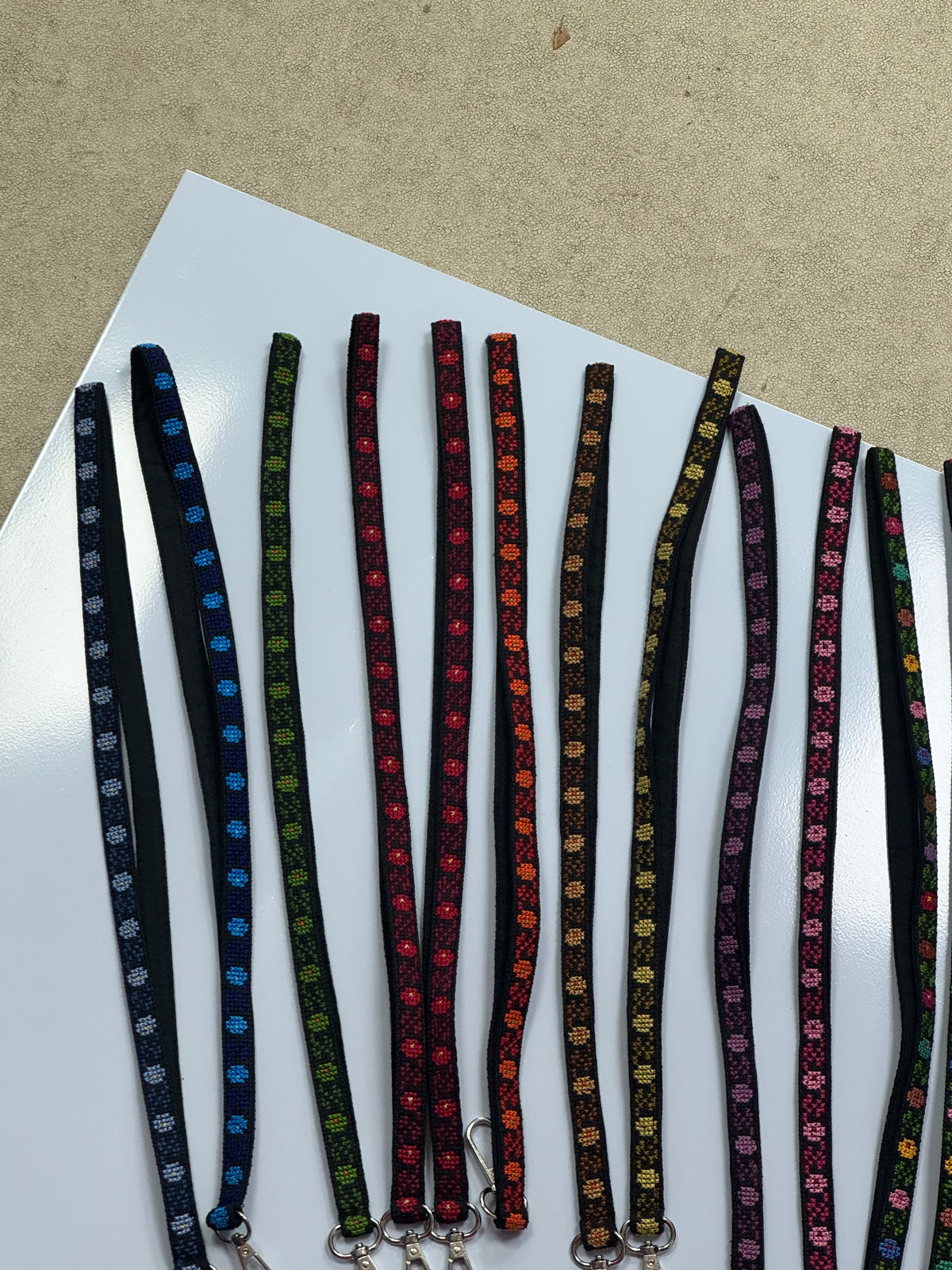 IDNA Hand Embroidered Lanyard