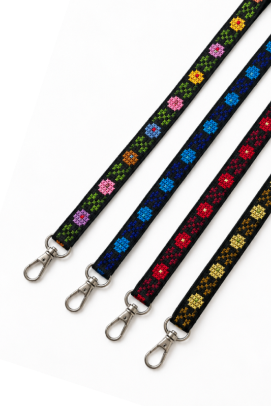 IDNA Hand Embroidered Lanyard