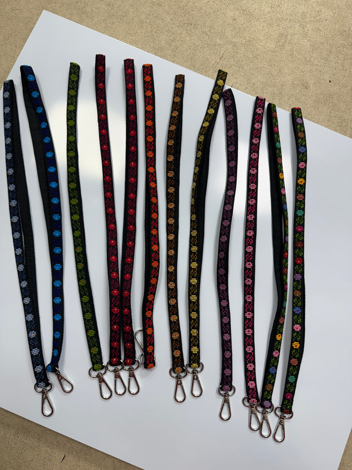 IDNA Hand Embroidered Lanyard