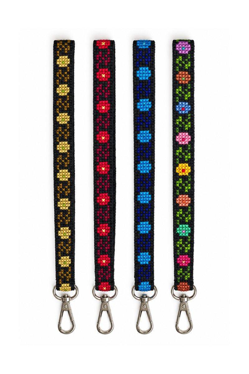 IDNA Hand Embroidered Lanyard